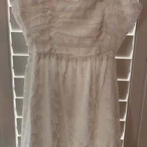 Hello Molly White Midi Dress